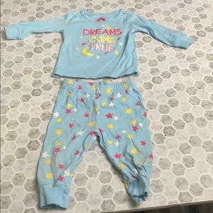 Gymboree 6-12 Months Dreams Come True PJ Ser